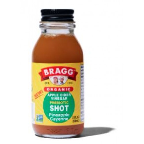 Bragg Organic Apple Cider Vinegar Shot Pineapple Cayenne 2oz