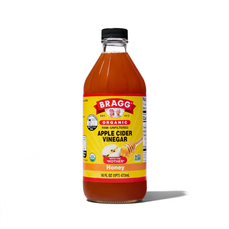 BRAGG ORGANIC APPLE CIDER VINEGAR HONEY BLEND 473ML Omninatural