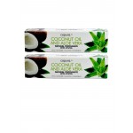 COPURA COCONUT OIL AND ALOE VERA NATURAL TOOTHPASTE WITH XYLITOL DOUBLE PACK (2X 100ML)