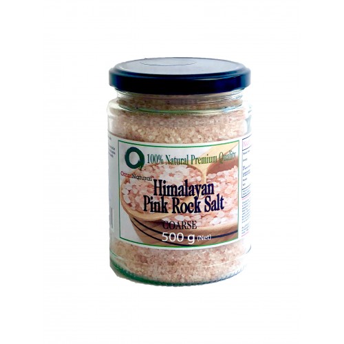 OMNINATURAL COARSE HIMALAYAN PINK ROCK SALT - 500G OMNINATURAL COARSE HIMALAYAN PINK ROCK SALT - 500G